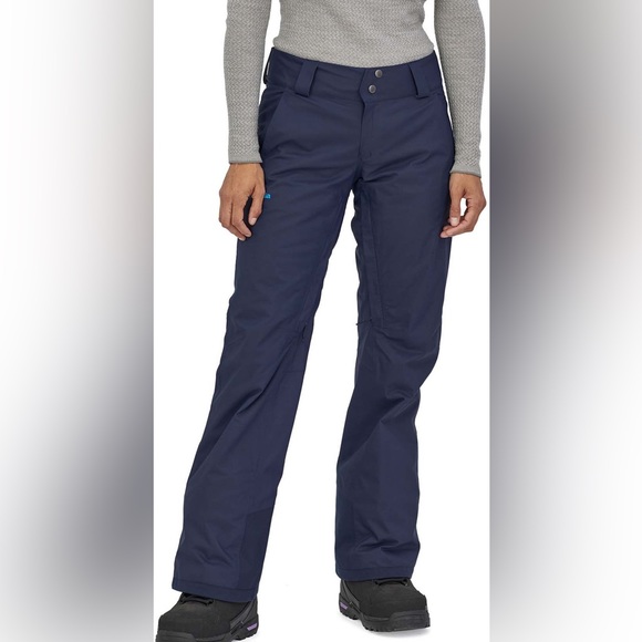 Patagonia Snowbelle insulated snow pants - size L, Navy - Picture 2 of 6